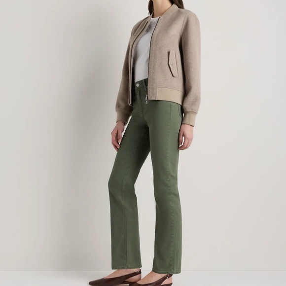 ✨ Quince Bella Stretch Straight Jeans – Loden Green ✨ - Picture 14 of 14